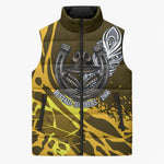 Buffalo Soldiers 9th And 10th Cavalry Regiments Sleeveless Puffer Jacket Wild And Untamed Vintage Western Horseshoe Graphic Art