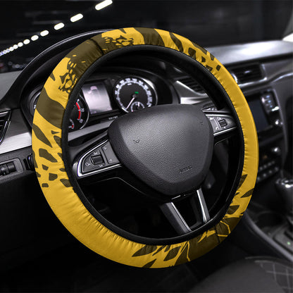 Buffalo Soldiers 9th And 10th Cavalry Regiments Steering Wheel Cover Wild And Untamed Vintage Western Horseshoe Graphic Art