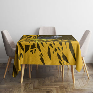 Buffalo Soldiers 9th And 10th Cavalry Regiments Tablecloth Wild And Untamed Vintage Western Horseshoe Graphic Art
