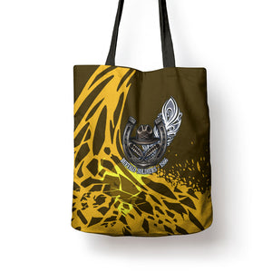 Buffalo Soldiers 9th And 10th Cavalry Regiments Tote Bag Wild And Untamed Vintage Western Horseshoe Graphic Art