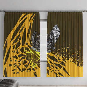 Buffalo Soldiers 9th And 10th Cavalry Regiments Window Curtain Wild And Untamed Vintage Western Horseshoe Graphic Art