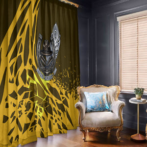 Buffalo Soldiers 9th And 10th Cavalry Regiments Window Curtain Wild And Untamed Vintage Western Horseshoe Graphic Art