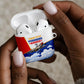 Personalized Tuskegee Airmen AirPods Case Expect To Win P-51 Mustang Patriotic Aviation Art