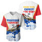 Personalized Tuskegee Airmen Baseball Jersey Expect To Win P-51 Mustang Patriotic Aviation Art