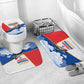 Personalized Tuskegee Airmen Bathroom Set Expect To Win P-51 Mustang Patriotic Aviation Art