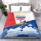 Personalized Tuskegee Airmen Bedding Set Expect To Win P-51 Mustang Patriotic Aviation Art