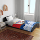 Personalized Tuskegee Airmen Bedding Set Expect To Win P-51 Mustang Patriotic Aviation Art