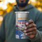 Personalized Tuskegee Airmen 4 in 1 Can Cooler Tumbler Expect To Win P-51 Mustang Patriotic Aviation Art