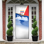 Personalized Tuskegee Airmen Door Cover Expect To Win P-51 Mustang Patriotic Aviation Art