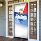Personalized Tuskegee Airmen Door Cover Expect To Win P-51 Mustang Patriotic Aviation Art