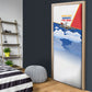 Personalized Tuskegee Airmen Door Cover Expect To Win P-51 Mustang Patriotic Aviation Art