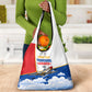 Personalized Tuskegee Airmen Grocery Bag Expect To Win P-51 Mustang Patriotic Aviation Art