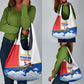 Personalized Tuskegee Airmen Grocery Bag Expect To Win P-51 Mustang Patriotic Aviation Art