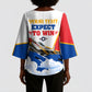 Personalized Tuskegee Airmen Kimono Sleeve Blouse Expect To Win P-51 Mustang Patriotic Aviation Art