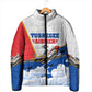 Personalized Tuskegee Airmen Padded Jacket Expect To Win P-51 Mustang Patriotic Aviation Art