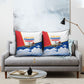 Personalized Tuskegee Airmen Pillow Cover Expect To Win P-51 Mustang Patriotic Aviation Art