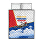 Personalized Tuskegee Airmen Quilt Bed Set Expect To Win P-51 Mustang Patriotic Aviation Art