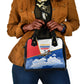 Personalized Tuskegee Airmen Shoulder Handbag Expect To Win P-51 Mustang Patriotic Aviation Art