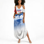 Personalized Tuskegee Airmen Summer Maxi Dress Expect To Win P-51 Mustang Patriotic Aviation Art