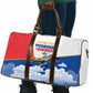 Personalized Tuskegee Airmen Travel Bag Expect To Win P-51 Mustang Patriotic Aviation Art