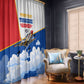 Personalized Tuskegee Airmen Window Curtain Expect To Win P-51 Mustang Patriotic Aviation Art