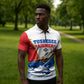 Personalized Tuskegee Airmen Zipper Polo Shirt Expect To Win P-51 Mustang Patriotic Aviation Art