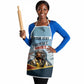 Personalized Tuskegee Airmen Apron Believe In Yourself Vintage WWII Military Aviation Art