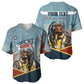 Personalized Tuskegee Airmen Baseball Jersey Believe In Yourself Vintage WWII Military Aviation Art