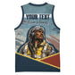 Personalized Tuskegee Airmen Basketball Jersey Believe In Yourself Vintage WWII Military Aviation Art