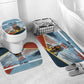 Personalized Tuskegee Airmen Bathroom Set Believe In Yourself Vintage WWII Military Aviation Art