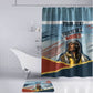 Personalized Tuskegee Airmen Bathroom Set Believe In Yourself Vintage WWII Military Aviation Art