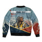 Personalized Tuskegee Airmen Bomber Jacket Believe In Yourself Vintage WWII Military Aviation Art