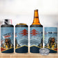Personalized Tuskegee Airmen 4 in 1 Can Cooler Tumbler Believe In Yourself Vintage WWII Military Aviation Art