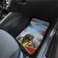 Personalized Tuskegee Airmen Car Mats Believe In Yourself Vintage WWII Military Aviation Art