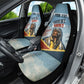 Personalized Tuskegee Airmen Car Seat Cover Believe In Yourself Vintage WWII Military Aviation Art