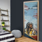 Personalized Tuskegee Airmen Door Cover Believe In Yourself Vintage WWII Military Aviation Art