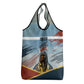 Personalized Tuskegee Airmen Grocery Bag Believe In Yourself Vintage WWII Military Aviation Art