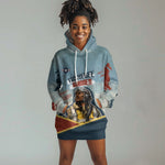 Personalized Tuskegee Airmen Hoodie Dress Believe In Yourself Vintage WWII Military Aviation Art