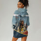 Personalized Tuskegee Airmen Hoodie Dress Believe In Yourself Vintage WWII Military Aviation Art