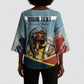 Personalized Tuskegee Airmen Kimono Sleeve Blouse Believe In Yourself Vintage WWII Military Aviation Art