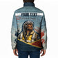 Personalized Tuskegee Airmen Padded Jacket Believe In Yourself Vintage WWII Military Aviation Art