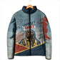 Personalized Tuskegee Airmen Padded Jacket Believe In Yourself Vintage WWII Military Aviation Art