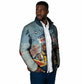 Personalized Tuskegee Airmen Padded Jacket Believe In Yourself Vintage WWII Military Aviation Art