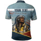 Personalized Tuskegee Airmen Polo Shirt Believe In Yourself Vintage WWII Military Aviation Art