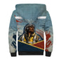 Personalized Tuskegee Airmen Sherpa Hoodie Believe In Yourself Vintage WWII Military Aviation Art
