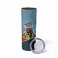 Personalized Tuskegee Airmen Skinny Tumbler Believe In Yourself Vintage WWII Military Aviation Art