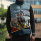 Personalized Tuskegee Airmen Sleeveless Puffer Jacket Believe In Yourself Vintage WWII Military Aviation Art