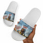Personalized Tuskegee Airmen Slide Sandals Believe In Yourself Vintage WWII Military Aviation Art