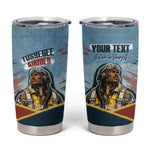 Personalized Tuskegee Airmen Tumbler Cup Believe In Yourself Vintage WWII Military Aviation Art