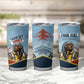 Personalized Tuskegee Airmen Tumbler Cup Believe In Yourself Vintage WWII Military Aviation Art